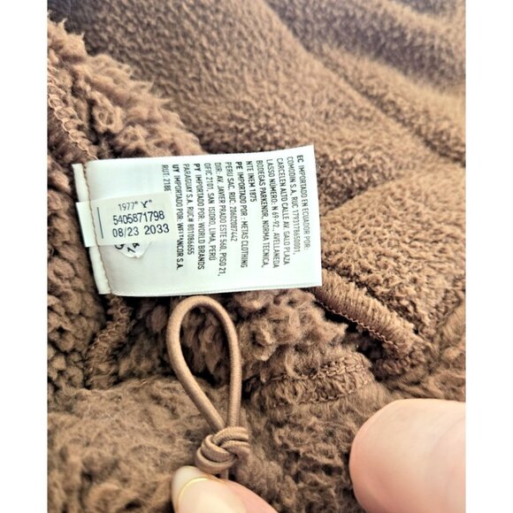 American Eagle Sherpa Vest Women's XS Full Zip Pockets Stand Up Collar - Picture 5 of 6